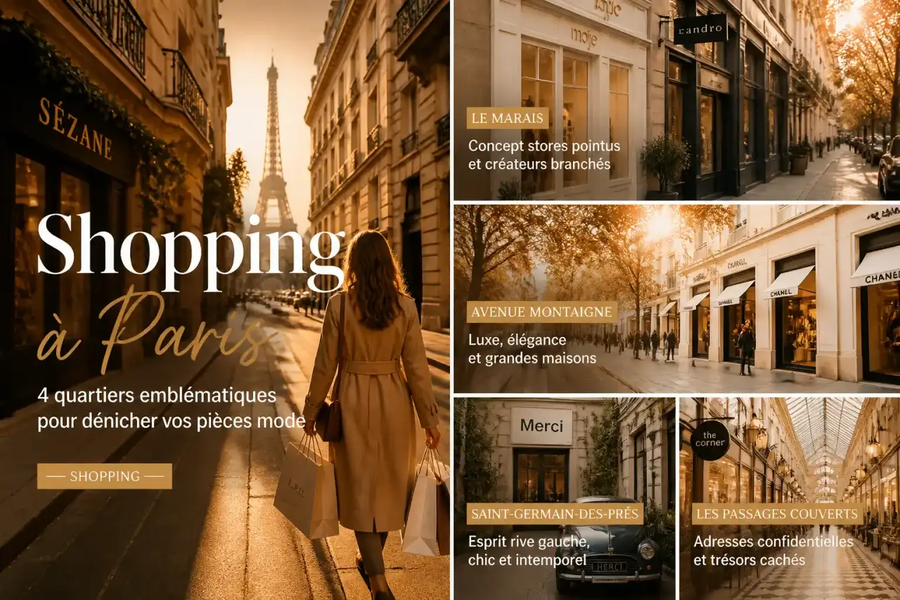 Shopping à Paris : 4 quartiers emblématiques pour dénicher vos pièces mode