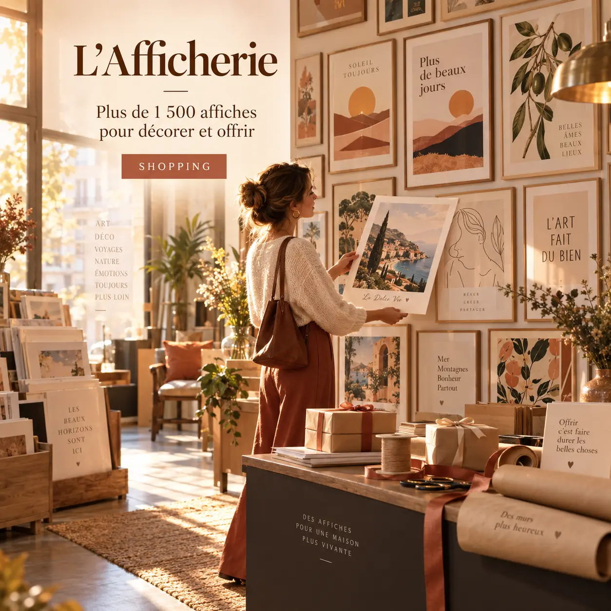 L’Afficherie réunit plus de 1 500 affiches pour décorer et offrir