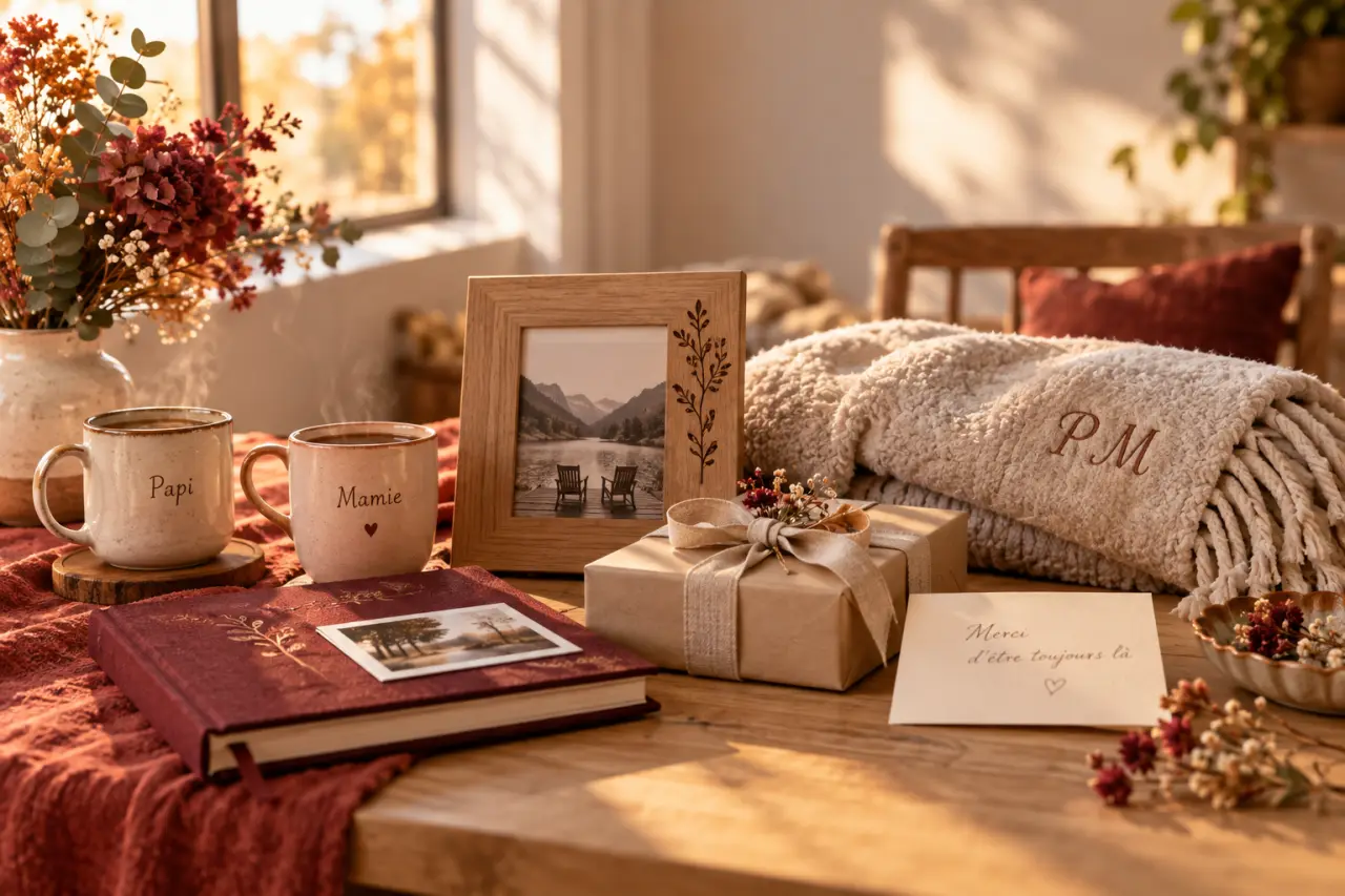 Cadeaux papy et mamie : le petit détail personnalisé qui change tout