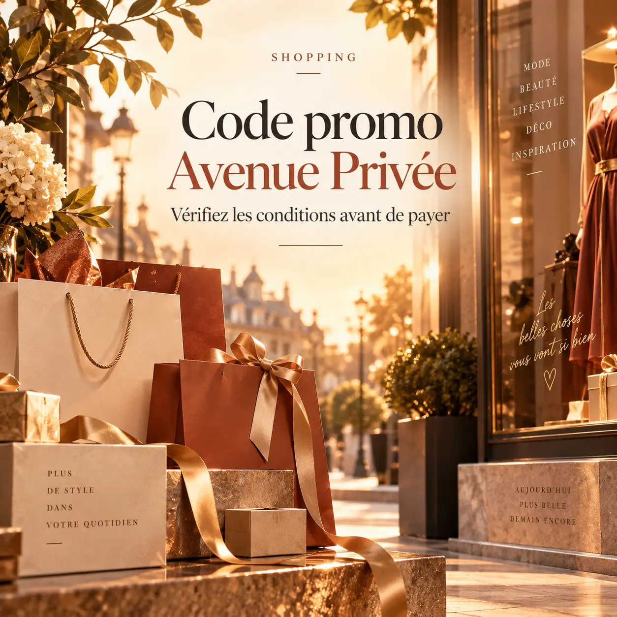 Code promo Avenue Privée : vérifiez les conditions avant de payer