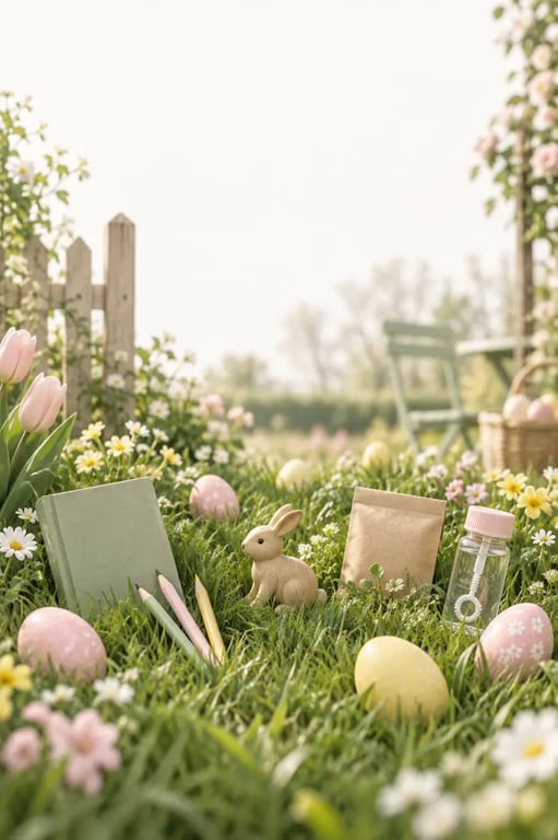 Idées cadeaux paques non comestibles à cacher dans le jardin