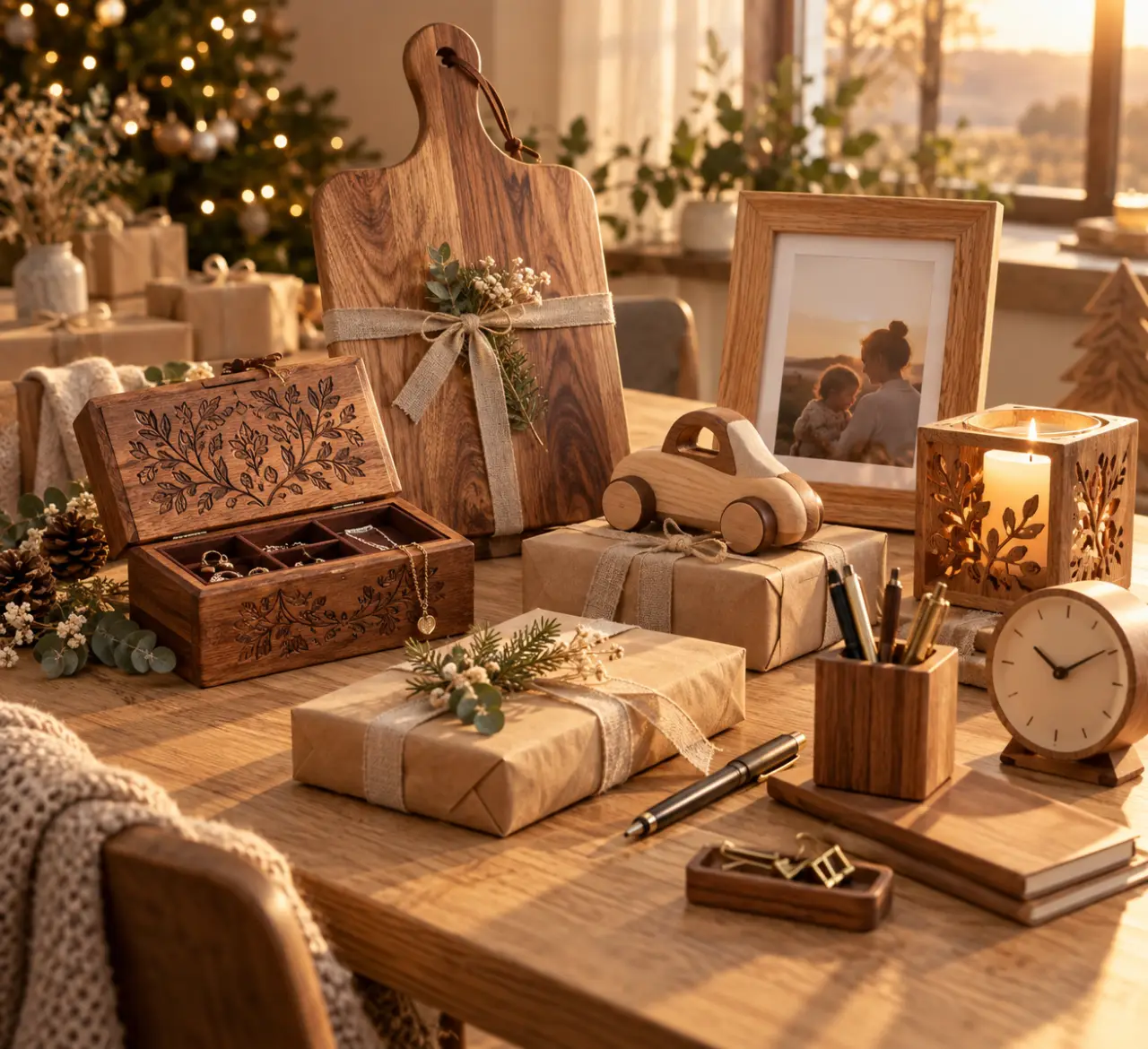Les idées cadeaux en bois se choisissent selon l’usage, l’occasion et la personne